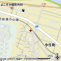 三重県四日市市小生町655周辺の地図