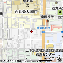 京都府京都市南区西九条豊田町25周辺の地図