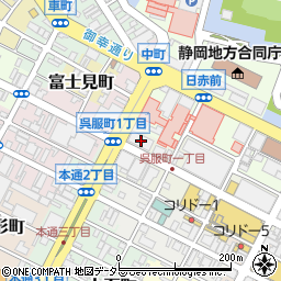 損害保険ジャパン株式会社　静岡支店静岡支社周辺の地図