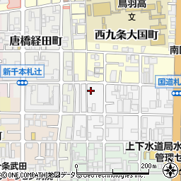 京都府京都市南区西九条豊田町35周辺の地図