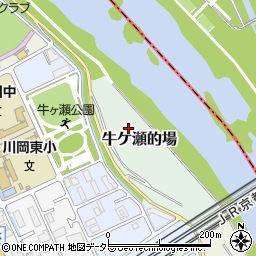京都府京都市西京区牛ケ瀬的場周辺の地図