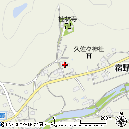 大阪府豊能郡能勢町宿野271周辺の地図