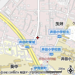 愛知県岡崎市井田町東城29周辺の地図