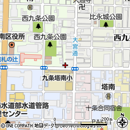 京都府京都市南区西九条南田町101-3周辺の地図