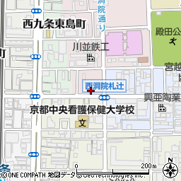 京都府京都市南区東九条西山町3周辺の地図