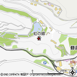修善寺虹の郷周辺の地図