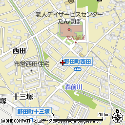 愛知県刈谷市野田町西田78-25周辺の地図
