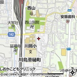 京都府京都市西京区川島滑樋町6周辺の地図