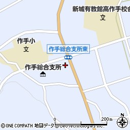愛知県新城市作手高里縄手上114周辺の地図