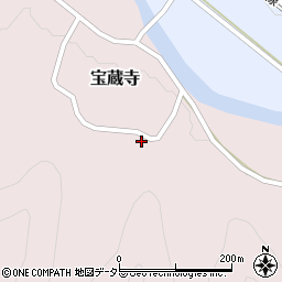 兵庫県佐用郡佐用町宝蔵寺221周辺の地図