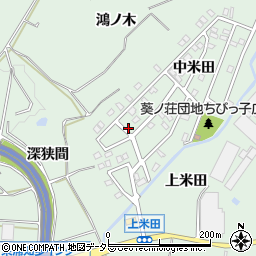 愛知県知多郡東浦町緒川上米田11-26周辺の地図