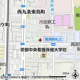 京都府京都市南区東九条西山町1周辺の地図