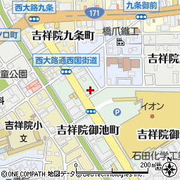 京都府京都市南区吉祥院御池町周辺の地図
