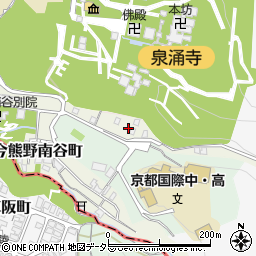 京都府京都市東山区今熊野南谷町6周辺の地図