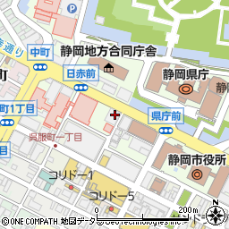 みずほ銀行静岡支店 ＡＴＭ周辺の地図