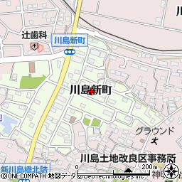 三重県四日市市川島新町周辺の地図