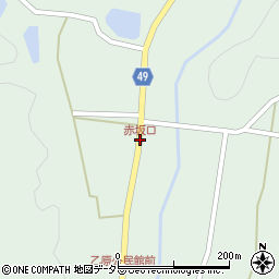赤坂口周辺の地図