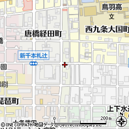 京都府京都市南区西九条唐戸町23周辺の地図