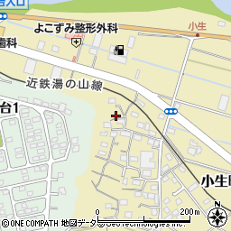 三重県四日市市小生町668周辺の地図
