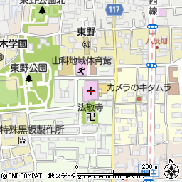 京都市東部文化会館周辺の地図