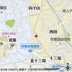 愛知県刈谷市野田町西田34周辺の地図