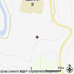 愛知県新城市玖老勢中山周辺の地図