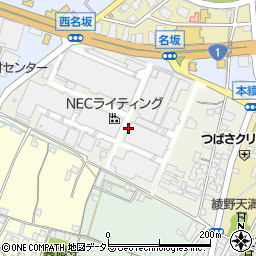滋賀県甲賀市水口町日電周辺の地図