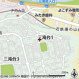 三重県四日市市三滝台1丁目周辺の地図