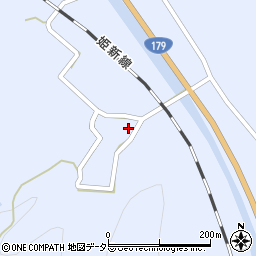 兵庫県佐用郡佐用町三日月1611-1周辺の地図