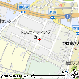 滋賀県甲賀市水口町日電周辺の地図