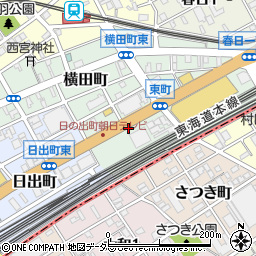 静岡県静岡市葵区東町周辺の地図