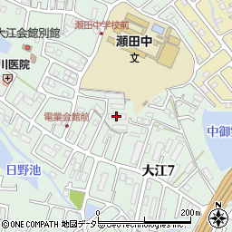 瀬田メディエートプラザＣ棟周辺の地図