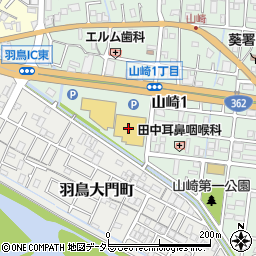 杏林堂ドラッグストア　静岡山崎店周辺の地図
