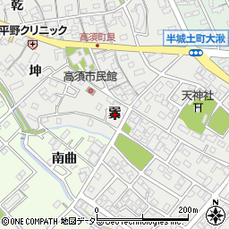 愛知県刈谷市高須町巽周辺の地図