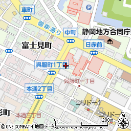 静岡不動産株式会社　本社周辺の地図