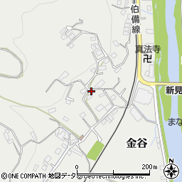 岡山県新見市金谷周辺の地図