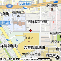 京都府京都市南区吉祥院定成町6-18周辺の地図