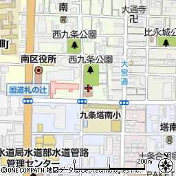 京都府京都市南区西九条南田町72周辺の地図