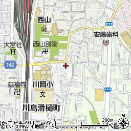 京都府京都市西京区川島滑樋町2周辺の地図