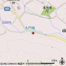 大阪府豊能郡能勢町山田800周辺の地図