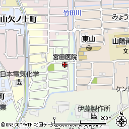 宮田医院周辺の地図