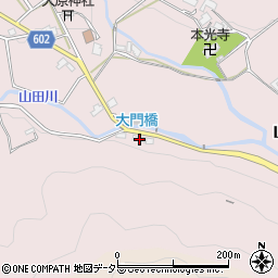 大阪府豊能郡能勢町山田802周辺の地図