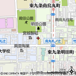 京都府京都市南区東九条明田町18周辺の地図