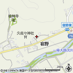 大阪府豊能郡能勢町宿野466周辺の地図