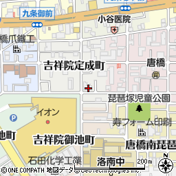 京都府京都市南区吉祥院定成町32周辺の地図