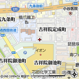 京都府京都市南区吉祥院定成町6-25周辺の地図