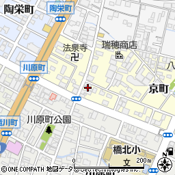 株式会社内山寝装店周辺の地図