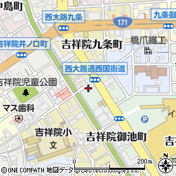 京都府京都市南区吉祥院御池町23周辺の地図
