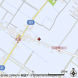 滋賀県甲賀市水口町北脇600周辺の地図