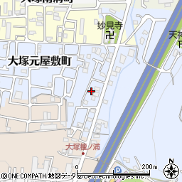 京都府京都市山科区大塚大岩28周辺の地図
